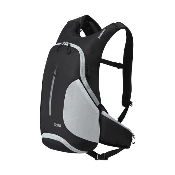Рюкзак SHIMANO ROKKO 16L з гідросистемою, чорно-сірий
