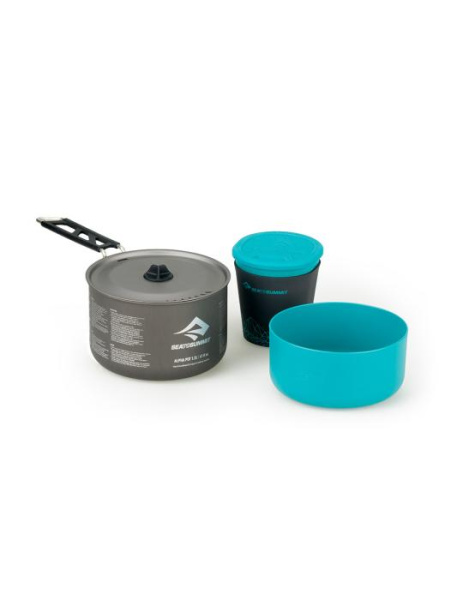 Набор посуды Alpha Cookset 1.1 Pacific Blue/Grey от Sea to Summit