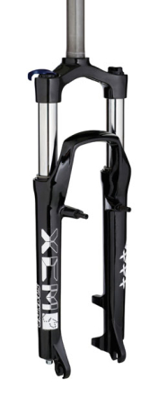 Вилка SUNTOUR XCM HLO 100мм 26"/28,6/A-H пруж. Disk/V-brake, блокировка, черный