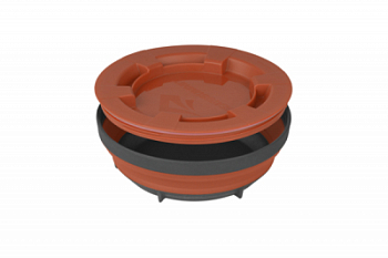 Миска складная с крышкой X-Seal & Go, Rust, 850 мл от Sea to Summit