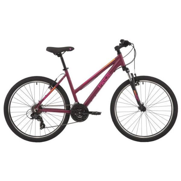 Горный велосипед Pride Stella 6.1 26" бордовый 2021