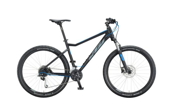 Горный велосипед KTM Ultra Fun 27,5" черно-серый 2020