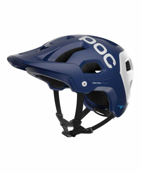 Шлем велосипедный POC Tectal Race Spin, Lead Blue/Hydrogen White Matt, M/L