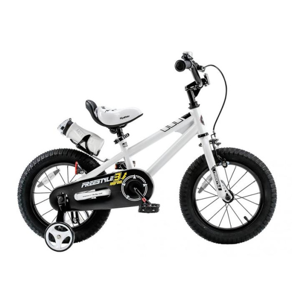Детский велосипед RoyalBaby Freestyle 14", OFFICIAL UA, Белый