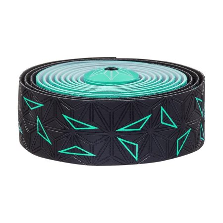 Обмотка руля Supacaz Super Sticky Kush Star Fade Бирюзовый с черным