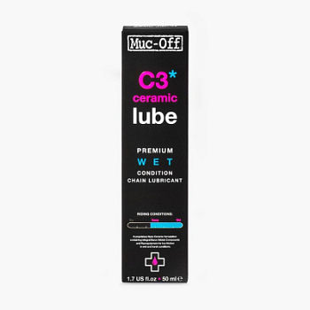 Смазка для цепи MUC-OFF C3 Wet Weather Ceramic Lube 120 ml
