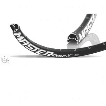 Обод Remerx Master Disc RDX 7320 26" (559 x19) черный, MTB, пистонир., под диск,36 спиц