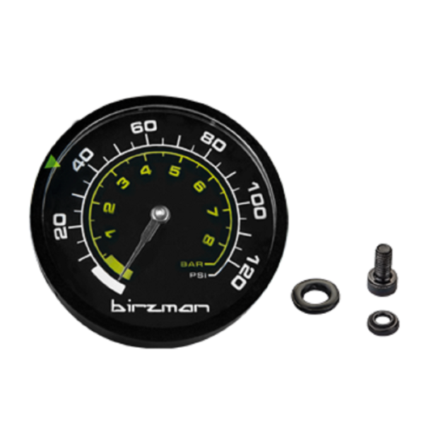 Манометр Birzman Gauge 120psi Maha Push & Twist MTB II