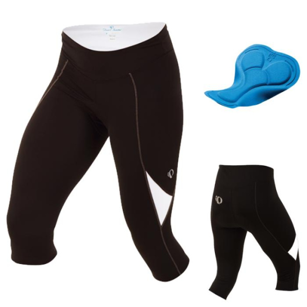 Велошорты женские Pearl iZUMi Sugar 3/4, Черный