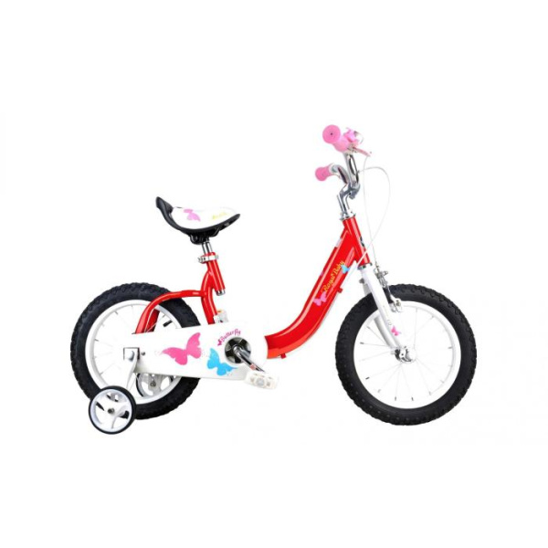 Детский велосипед RoyalBaby Butterfly 18", OFFICIAL UA, Красный