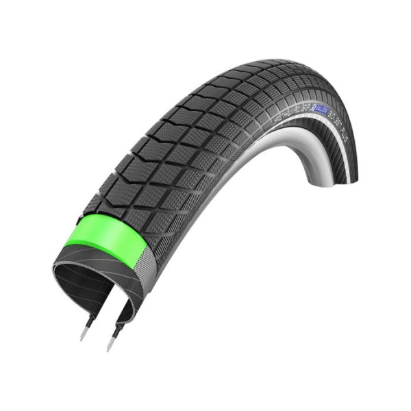 Покрышка Schwalbe Big Ben Plus 20" (Performance, GreenGuard SnakeSkin), Black Reflex