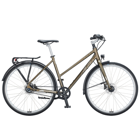 Городской велосипед KTM Kent 28" зеленый (серый) 2021