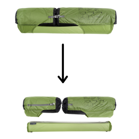 Палатка двухместная Telos TR2 Plus, Fabric Inner, Sil/PeU, Green