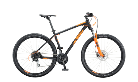 Горный Велосипед KTM Chicago Disc 29" Черный-оранжевый/Серый-голубой 2020
