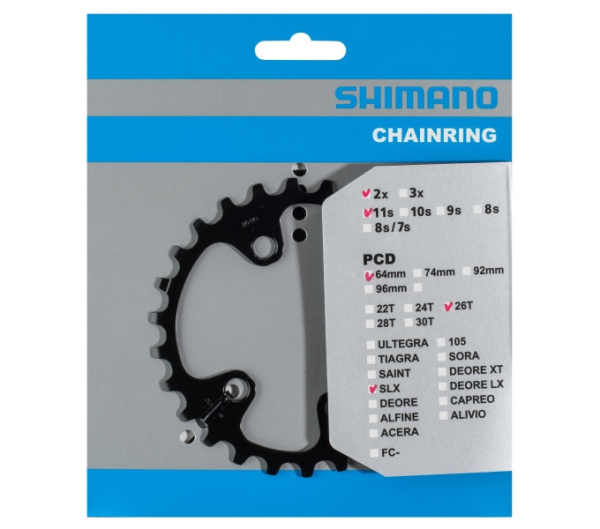 Зірка шатунів Shimano FC-M7000 26зуб.-BC для 33-26T