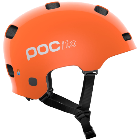 Детский велошлем POC POCito Crane MIPS Fluorescent Orange, M/L