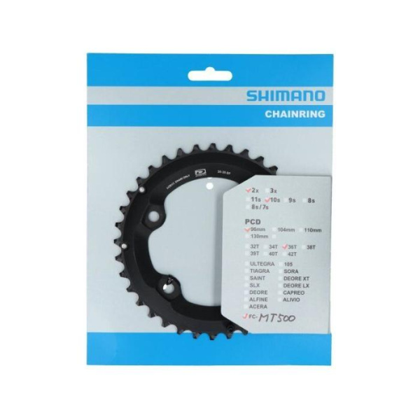 Зірка шатунів Shimano FC-M6000-2 DEORE, 38зуб.-BG для 38-28T