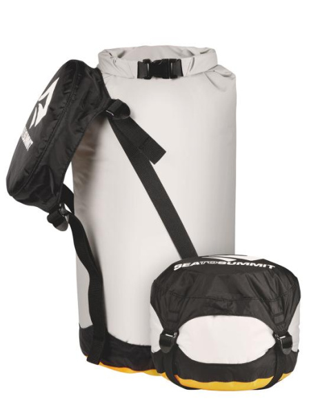 Компрессионный гермомешок Nylon Compression Dry Sack Grey, 20 л от Sea to Summit