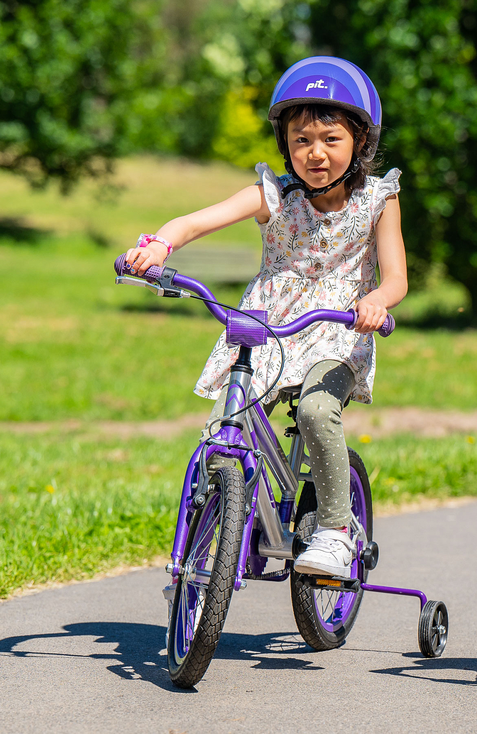 Детский велосипед Apollo NEO girls 16", Brushed Alloy / Pink / Dark Pink Fade