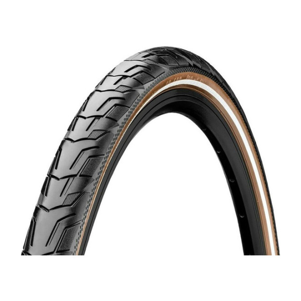 Покрышка Continental Ride City 28" (700), Black/Brown Reflex