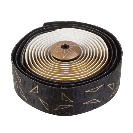 Обмотка руля Supacaz Super Sticky Kush Star Fade Золотой металлик с черным