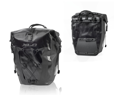 Гермосумка на багажник XLC BA-W38 (2 шт), 20 л, Black