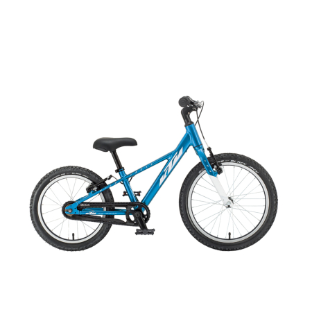 Детский велосипед KTM Wild Cross 16" голубой (белый), 2021