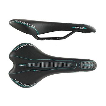 Седло Bianchi San Marco Era Start Power, Black/Celeste
