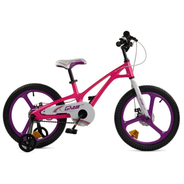 Велосипед RoyalBaby GALAXY FLEET PLUS MG 18", OFFICIAL UA, розовый
