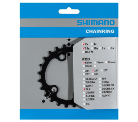 Зірка шатунів Shimano FC-M7000 24зуб.-BB для 34-24T