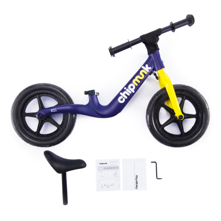 Беговел RoyalBaby Chipmunk Magnesium EVA Foam, OFFICIAL UA, Темно-синий