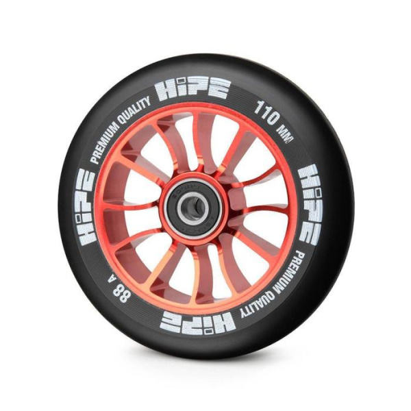 Колесо для трюкового самоката Hipe H01 110 мм, Red/Black