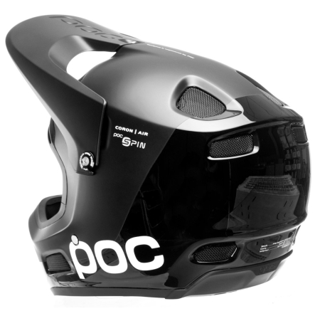 Велошлем POC Coron Air Spin, Uranium Black, XL/XXL