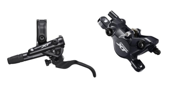 Гальмо гідравл. дискове SHIMANO M8100 DEORE XT переднє (ліва ручка, каліпер, гідролінія 1000мм)