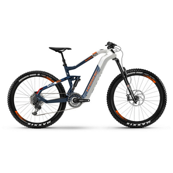 Электровелосипед Haibike Xduro AllMtn 5.0 Carbon Flyon 27.5/29" Бело-синий 2020
