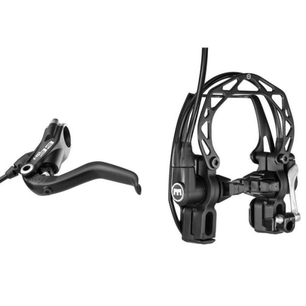 Тормоз ободной гидравлика Magura HS-33 2014, черный, рычаг под 4 пальца