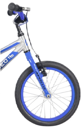 Детский велосипед Apollo NEO boys 16", Brushed Alloy / Blue / Black Fade