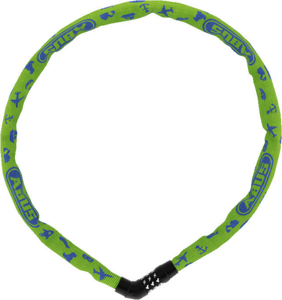 Велозамок ABUS 4804 C, Lime Symbols
