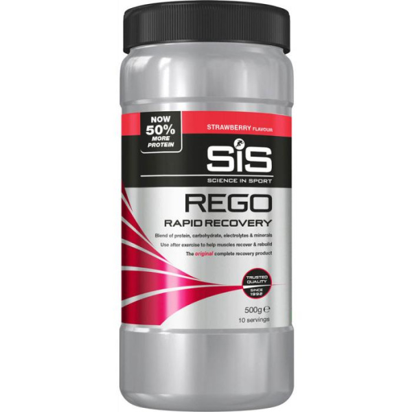 Гейнер SiS Rego Rapid Recovery 500 г, Strawberry/Клубника
