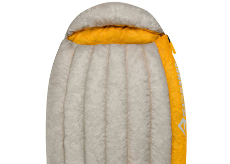 Спальный мешок Spark SpI (9/5°C), 198 см - Left Zip, Light Grey/Yellow от Sea to Summit