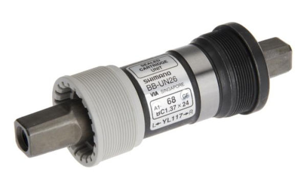 Каретка Shimano BB-UN26 BSA 68х117мм, 1.37Х24 без болтов