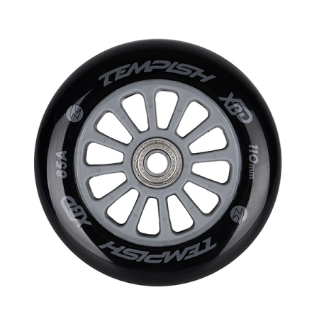 Колесо Tempish PU 85A 110 мм с подшипником, Серый