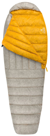 Спальный мешок Spark SpI (9/5°C), 198 см - Left Zip, Light Grey/Yellow от Sea to Summit