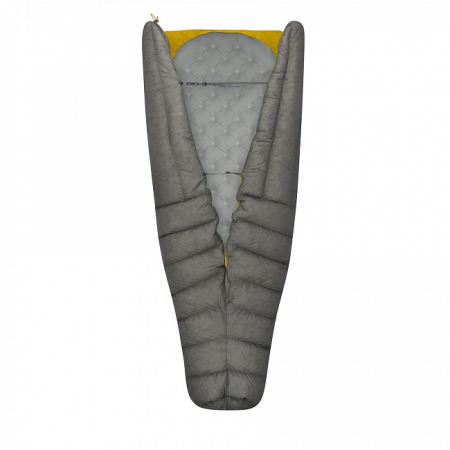 Спальный мешок-квилт Ember EbIII (-4/-10°C), 183 см, Dark Grey/Yellow от Sea to Summit
