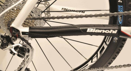 Защита пера на липучке Bianchi Chain Stay Protector Velcro Black 