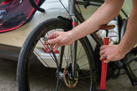 Насос Silca Pista Floor Pump, Красный