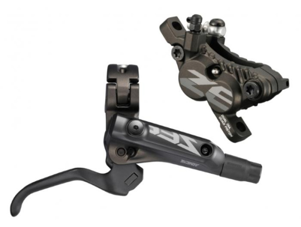 Гальмо гідравл. дискове SHIMANO M640 ZEE переднє (ліва ручка, 4-поршн каліпер, гідроліния 1000мм)