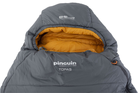 Спальный мешок Pinguin Topas (-1/-7°C), 185 см - Right Zip, Grey 2020