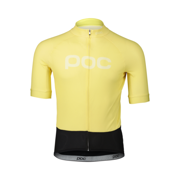 Джерси мужское POC Essential Road Logo Jersey, Lt Sulfur Yellow/Sulfur Yellow, M