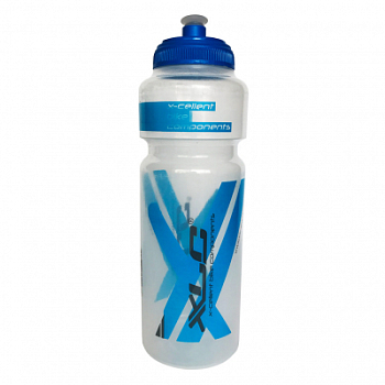 Велофляга XLC WB-K03, 750 мл, Прозрачно-синий